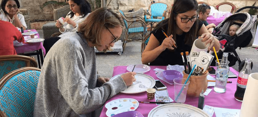 Burj AL-Luqluq & Borderline Organize the 2nd Ceramic Paint Party – Fall Version
