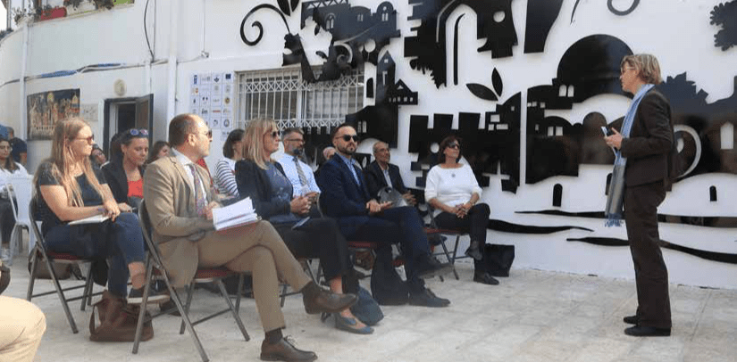 زيارة وفد من المؤسسات الدولية والقنصليات  لمشاريع اليونسف في القدس