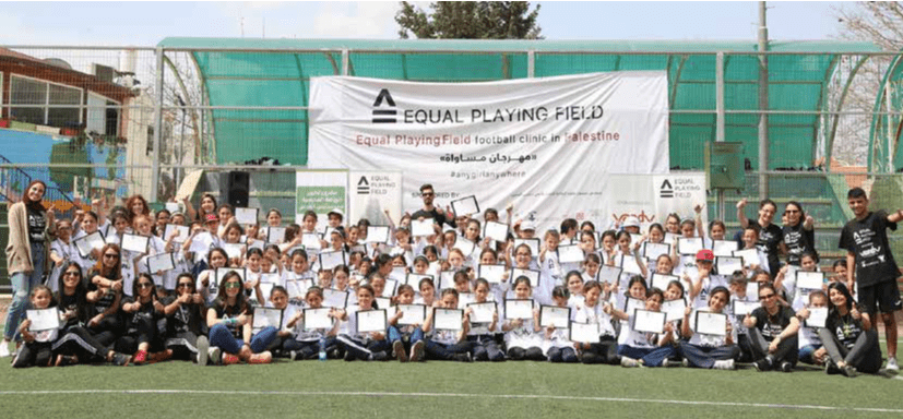 Burj Al-Laqlaq Hosts the Project of Developing Equality in the Sport,s Field in Palestine
