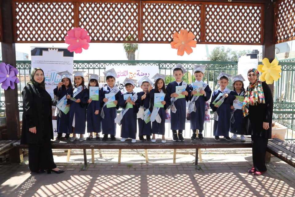 Burj Alluqluq Social Center Society Kindergarten celebrates the graduation of the twentieth regiment