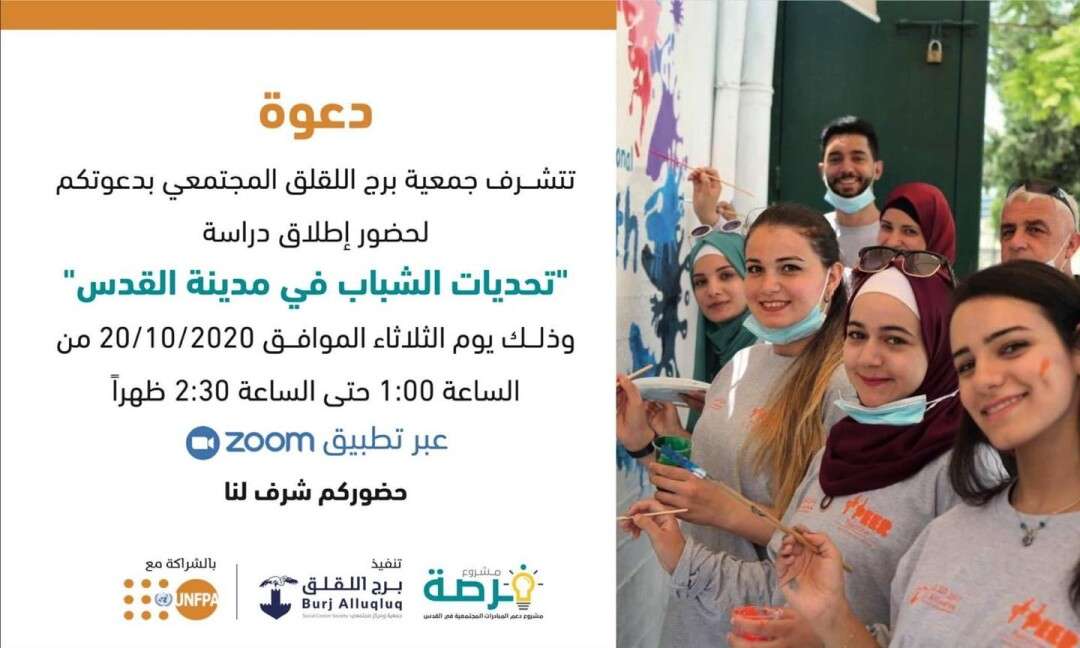 “Youth Challenges in the City of Jerusalem” Burj Al-luqluq published new study