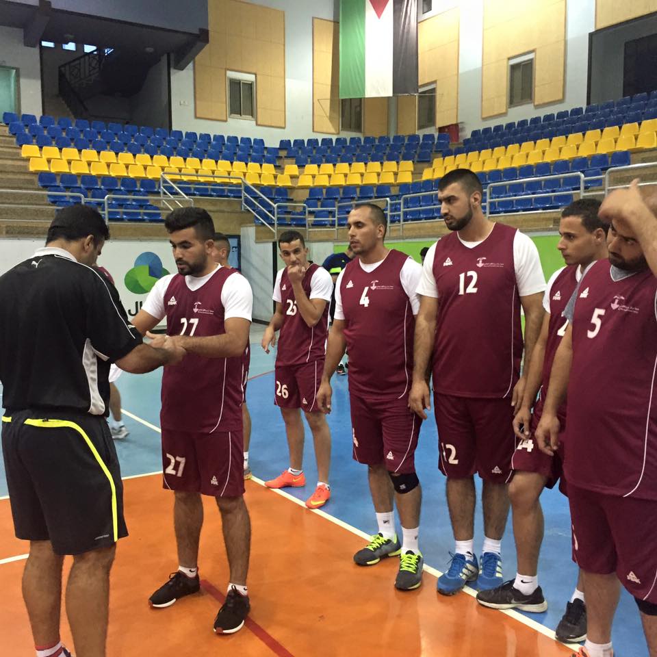 استعدادات فريق برج اللقلق لكرة اليد للمشاركة بكأس فلسطين