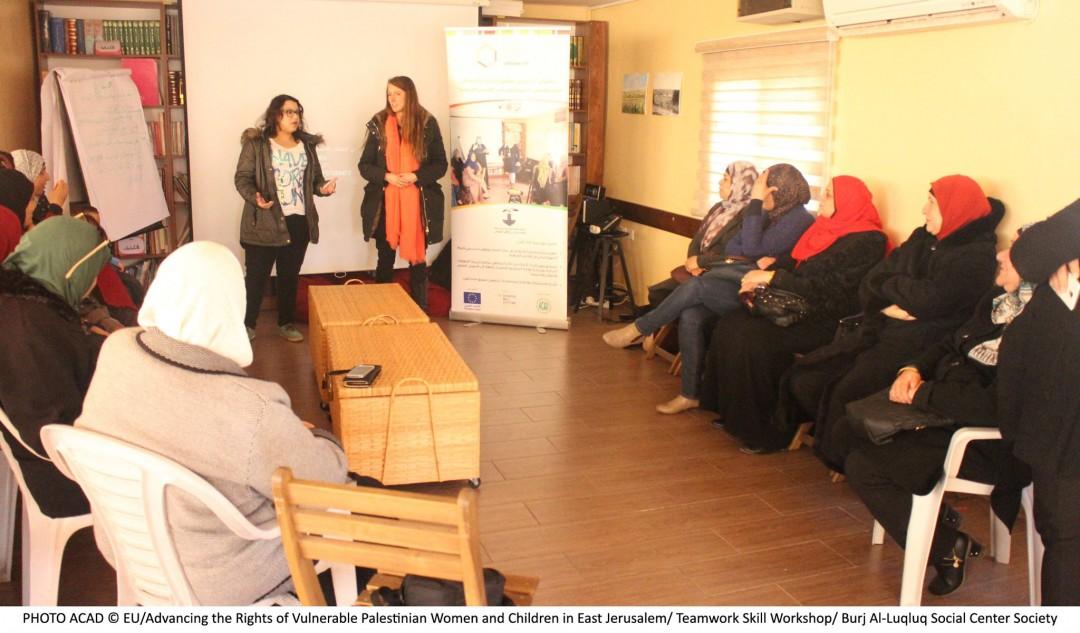Burj Al-luq luq Social Center Graduates Women in the Course ‘How to Start Your Own Project’ within Securing Jerusalemite Women and Children Violated Rights
