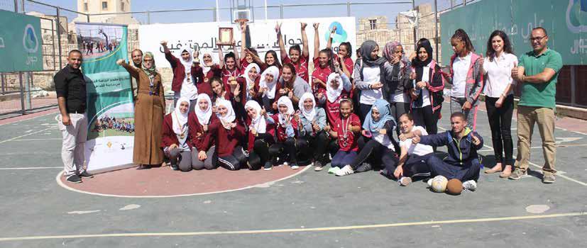 ضمن مشروع تطوير الرياضة المدرسية مدرسة النظامية الثانوية بطل دوري مدارس التربية للفتيات بكرة اليد