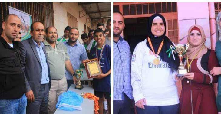Funded By Qanadeel & Hosted by Burj Al-Luqluq Al-Ummah Boys High School & Al-Nizamiyeh Girls School Win the Volleyball Championships