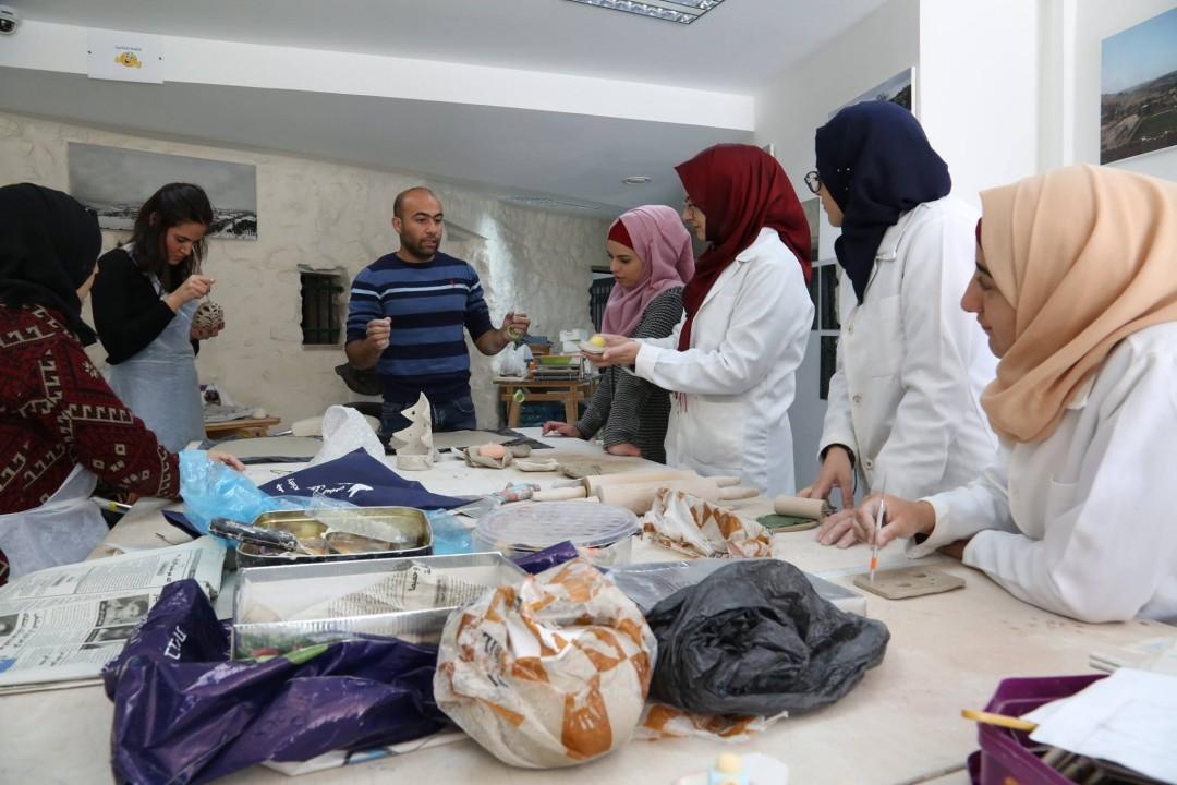 Burj Al-Luqluq Ceramic Students Participate in Lamlama Festival in Beit Sahour