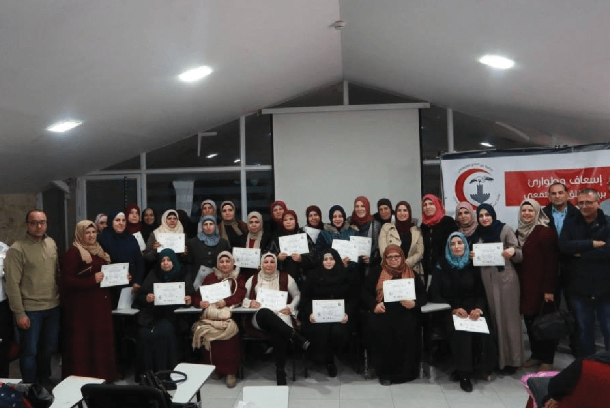 Burj Al-Luqluq Graduates the Firs-Aid Unit Students