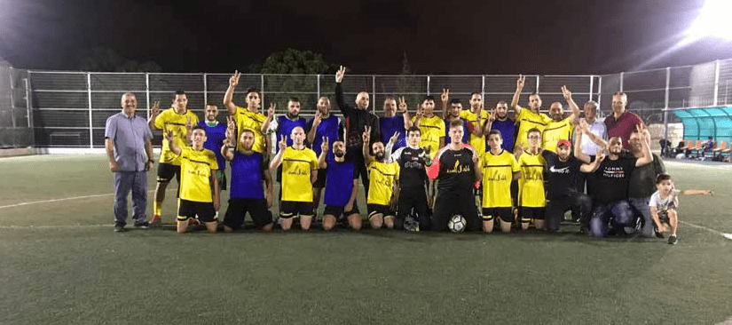 The families heed the call of Jerusalem  Daily football Games on Burj Al-Luqluq facilities