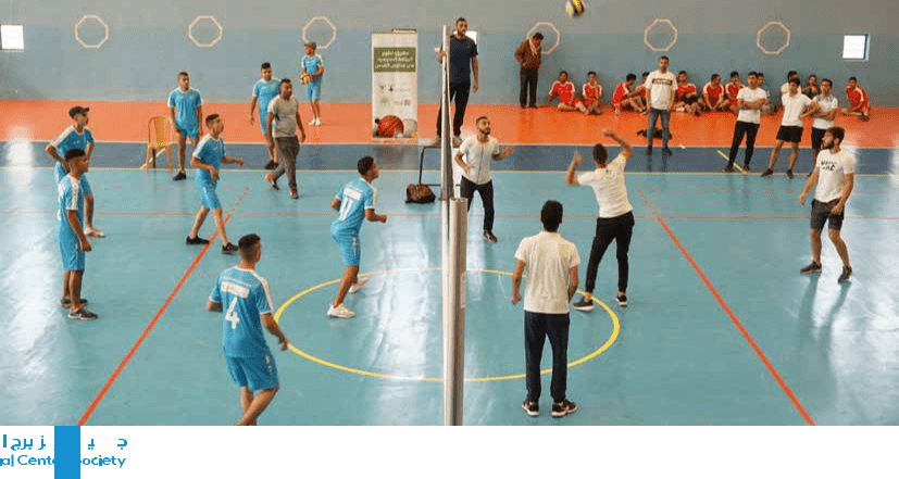 Ministry of Education & BALL Holds the Male Volleyball Tournament at Al-Quds University