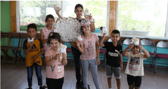 Eid al-adha sheep Art workshop for Jerusalemite children